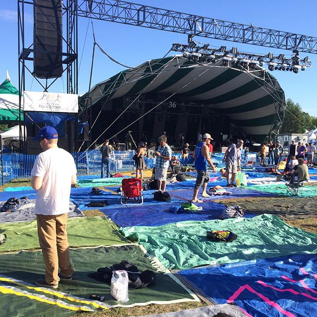 Another wonderful placement for Saturday at the @edmfolkfest